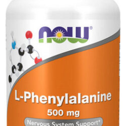 L-fenilalanina 500 Mg 120 Cápsulas Da Now Foods