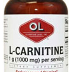 L-carnitina 500 Mg 60 Cápsulas Da Olympian Labs