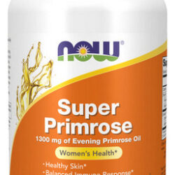 Super Primrose 1300 Mg 120 Cápsulas Gelatinosas Da Now Foods
