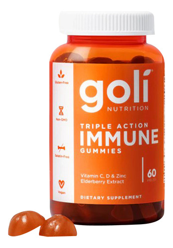 Gomas Goli Immune 60 Unidades Da Goli Nutrition