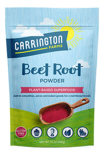 Beet Root Powder 10 Oz(case Of 6) By Carrington Farms