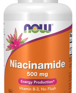 Niacinamida 500 Mg 100 Cápsulas Da Now Foods