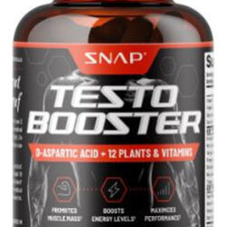 Testo Booster 60 Cápsulas Da Snap Supplements