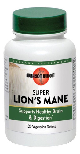 Super Lion's Mane 120 Veg Tabs By Maitake Mushroom Wisdom