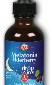 Melatonina, Sabugueiro, Drop Ins Cherry, 2 Fl Oz, Da Kal
