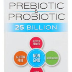 Prebiótico E Probiótico 30 Cápsulas Vegetais Da Lean & Pure