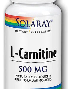 L-carnitina 500 Mg 60 Cápsulas Da Solaray