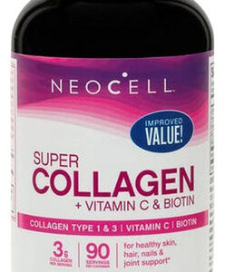 Peptídeos De Colágeno Grass Fed + C E Biotina 270 Comprimido