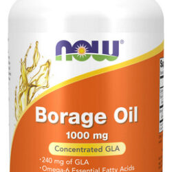 Óleo De Borragem 1000 Mg 120 Géis Da Now Foods