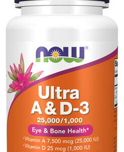 Ultra A E D3 100 Cápsulas Gelatinosas Da Now Foods