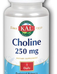 Colina 250 Mg 100 Comprimidos Por Kal
