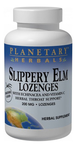 Slippery Elm Lozenge, Echinacea E Vitamina C, 200 Pastilhas