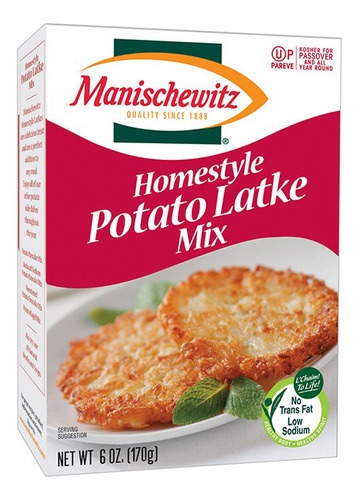 Homestyle Potato Latke Mix 6 Oz(case Of 6) By Manischewitz