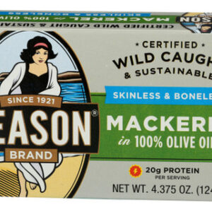 Filetes De Cavala De 4,375 Onças (caixa Com 12) Da Seasons