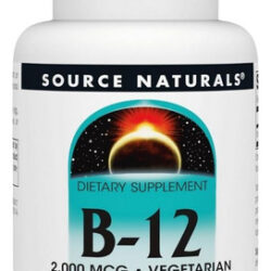 Vitamin B-12 2000 Mcg 50 Tabs By Source Naturals