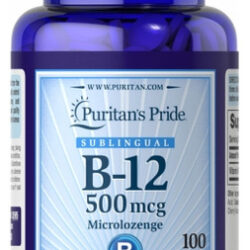 Vitamina B-12 500 Mcg, Sublingual, 100 Micropastilhas, Da Pu