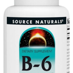 Vitamin B-6 500 Mg Time Release, 50 Tabs By Source Naturals