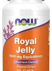 Geleia Real 1500 Mg 60 Cápsulas Da Now Foods