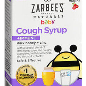 Xarope Para Tosse Zarbee's Baby + Immune Natural Cherry 2 Oz