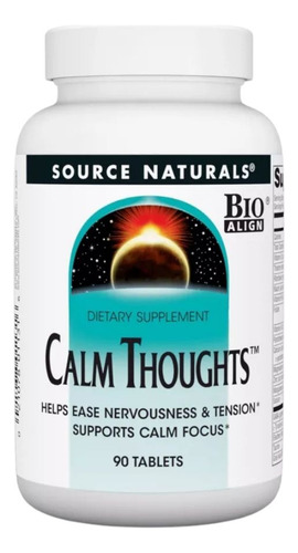 Calm Thoughts 90 Tabs By Source Naturals