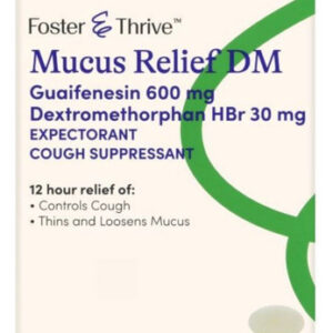 Mucus Relief Dm Guaifenesina 600 Mg 20 Comprimidos Da Foster