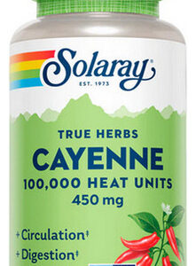 Cayenne 450 Mg 100 Cápsulas Da Solaray