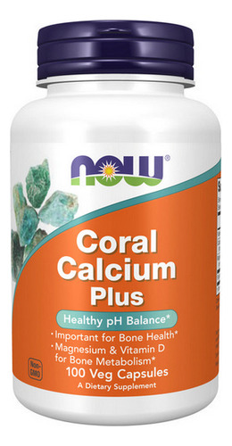 Coral Calcium Plus 100 Vcaps Da Now Foods