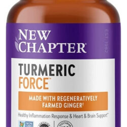 Cápsulas Vegetarianas Turmeric Force 120 Da New Chapter