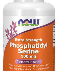 Fosfatidilserina 300 Mg 50 Cápsulas Gelatinosas Da Now Foods
