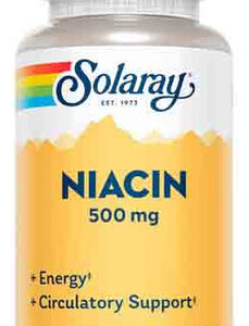 Niacin 500 Mg 100 Veg Caps By Solaray