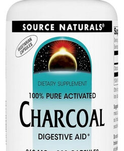 Charcoal 260 Mg 200 Caps By Source Naturals