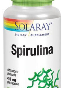Spirulina 410 Mg 100 Cápsulas Da Solaray