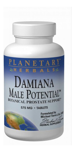 Damiana Male Potential 575 Mg 180 Tabs By Planetary Herbals