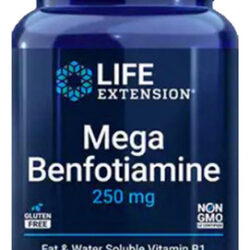 Mega Benfotiamine 250 Mg 120 Vcaps By Life Extension