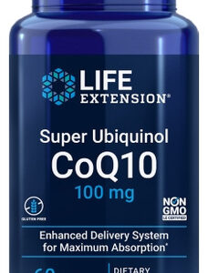 Super Ubiquinol Coq10 100 Mg 60 Géis Da Life Extension