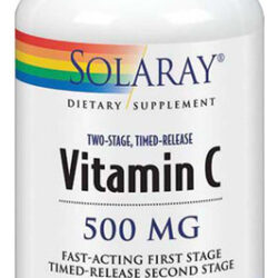 Vitamina C 500 Mg 250 Cápsulas Da Solaray