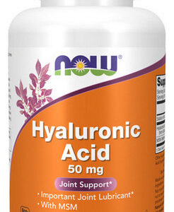 Ácido Hialurônico Com Msm 120 Cápsulas Vegetais Da Now Foods
