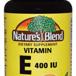 Vitamina E 400 Ui 100 Cápsulas Gelatinosas Da Nature&quots Blend