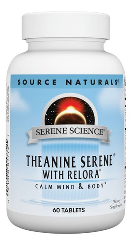 Theanine Serine W/relora 60 Tabs By Source Naturals