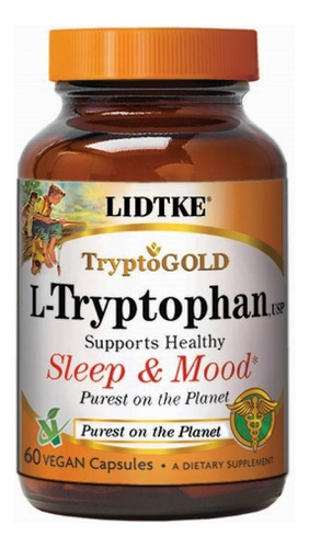 L-triptofano 60 Cápsulas Vegetais Da Lidtke