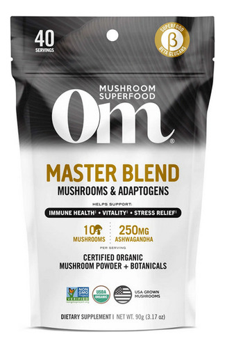 Mushroom Master Blend 3.17 Oz By Om Mushrooms
