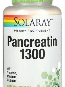Pancreatina 1300 90 Cápsulas Da Solaray