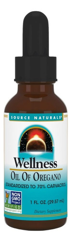 Wellness Oil Of Oregano 1oz By Source Naturals