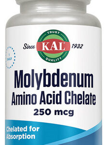 Molybdenum Chelated 250 Mcg 100 Tabs By Kal