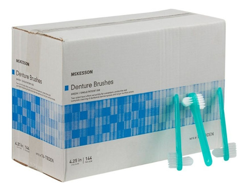 Escova De Dentadura, Cerdas De 2 Lados, Caixa De 144 Da Mcke