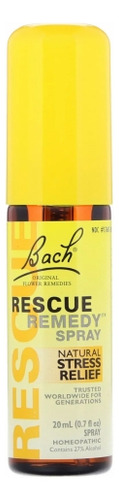 Spray Natural Para Alívio Do Estresse Rescue Remedy 20 Ml Da
