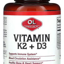 60 Unidades De Vitamina K3 E D3, Da Olympian Labs