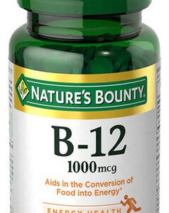 Vitamina B-12 1000 Mcg 100 Comprimidos Da Nature's Bounty