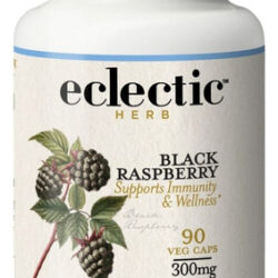 Framboesa Preta 90 Cápsulas Da Eclectic Herb