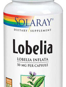 Lobelia 50 Mg 100 Cápsulas Da Solaray